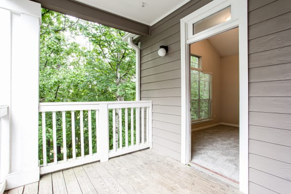 spacious covered balcony  at Avenues of Kennesaw East &amp; West, Kennesaw