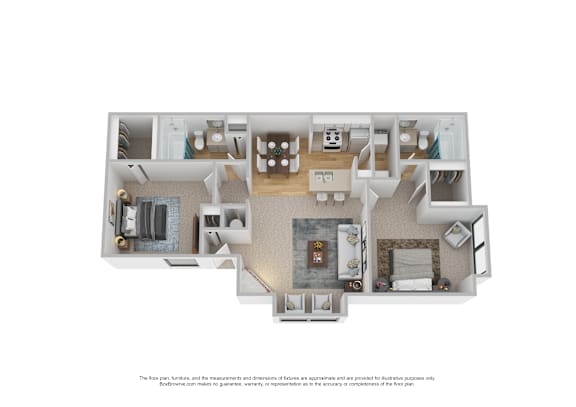 B2-Floor-Plan at Grove at St. Andrews, South Carolina