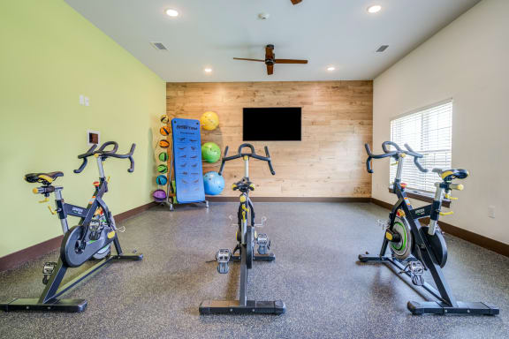 the gym at the enclave at Century Belmont Station, Louisville, KY