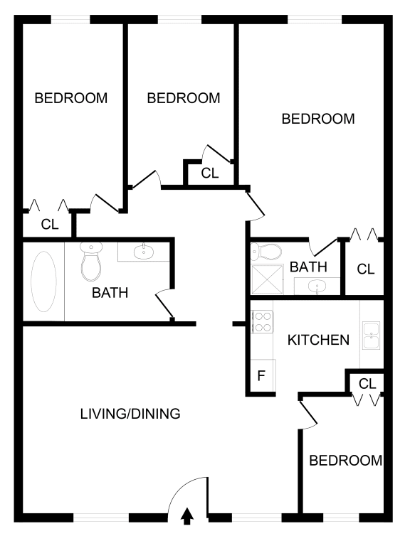 4 Bedroom Apartments Savannah