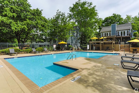 Pool With Sundecks at SoCO Apartments at Vinings, Smyrna, Georgia