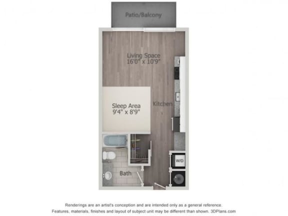 Osceola Floor Plan at Lofts at South Lake, Clermont, FL, 34711
