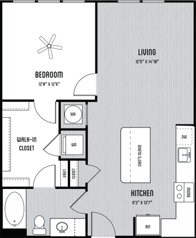 Floor Plan  Adler Floor Plan at Marley EAV, Georgia, 30316