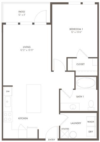 1 bed 1 bath at Century Mundy Mill Apartments, Oakwood, Georgia