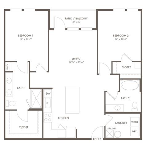 2 bed 2 bath at Century Mundy Mill Apartments, Georgia
