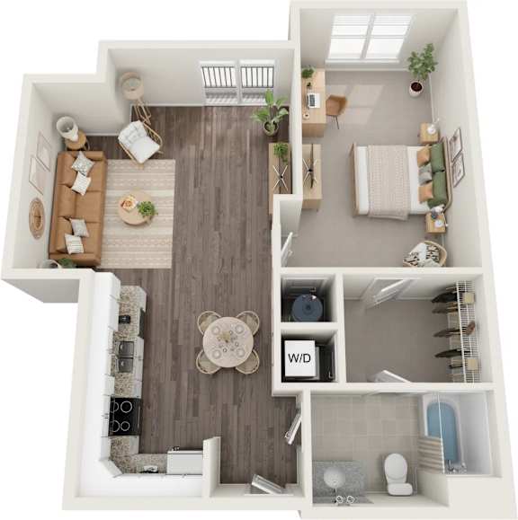 Grandin Floor Plan at Century Bridges, Roanoke Virginia