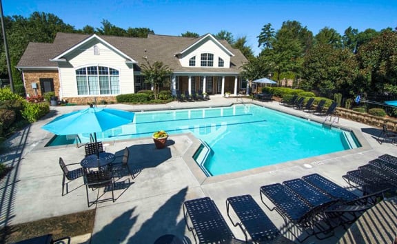 pool and deck at Haven North East, Atlanta, 30340