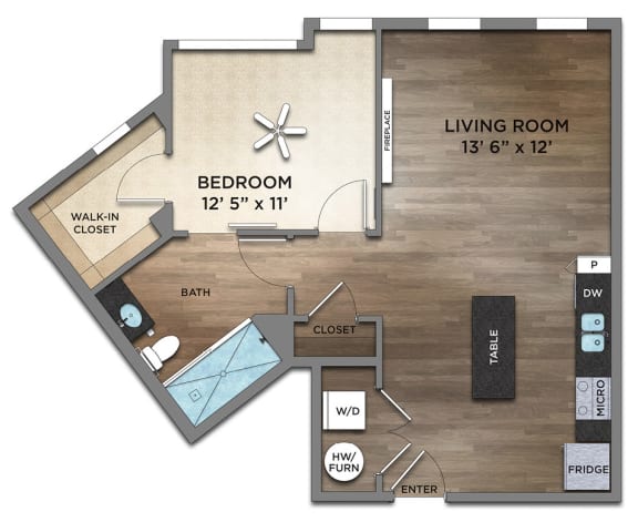 Payne Floor Plan at Century Baxter Avenue, Louisville, KY 40204