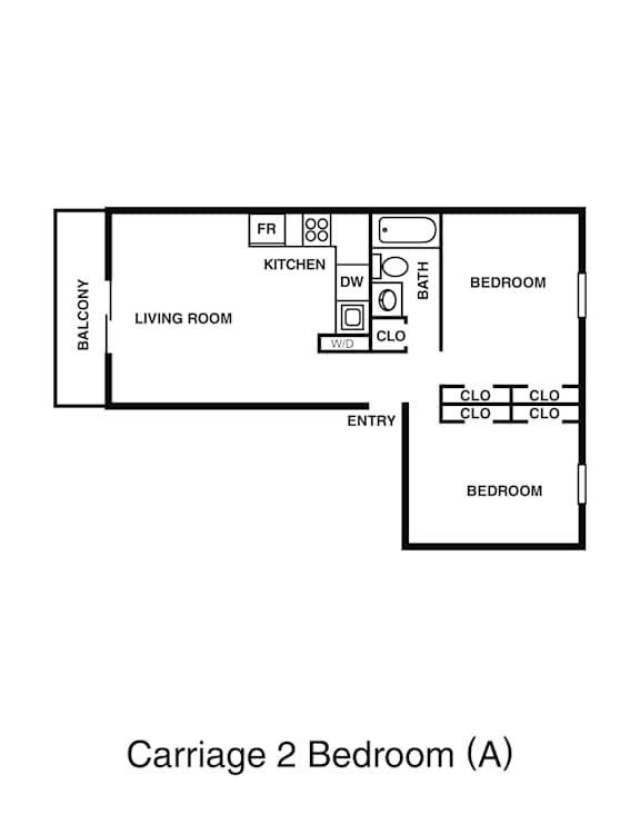 Spruc Floor Plan at Coach House, Chelmsford, MA