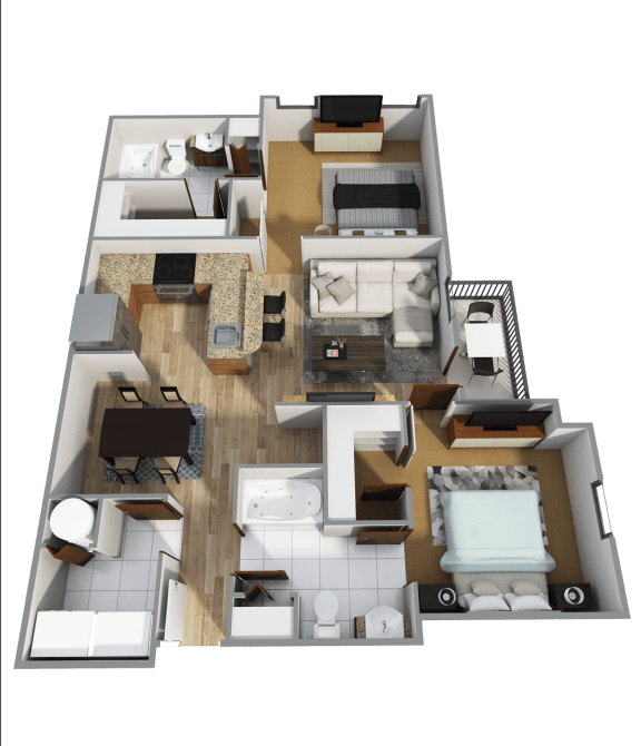Sydney 1Bed 1 Bath at Century Bartram Park, Jacksonville, FL