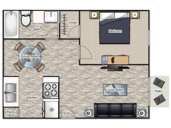 The Dogwood Renovated Floor Plan The Dogwood Renovated Floor Plan at Parkside Sandy Springs, Georgia