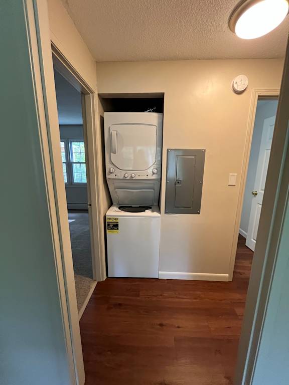 Laundry Room with Washers and Dryers at Summit Terrace at Woodland, Cape Elizabeth, Maine