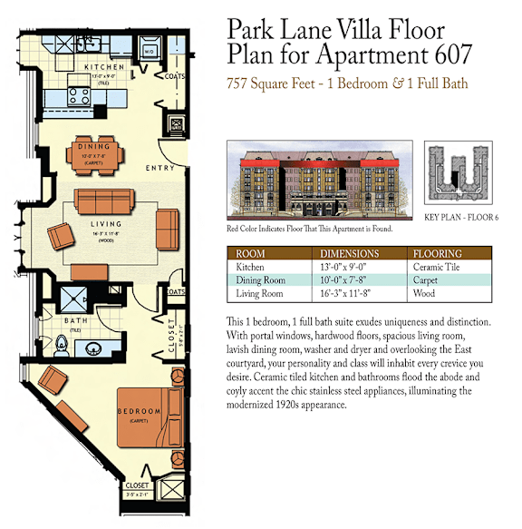 Cleveland Apartments, Floorplans, Apartment Layout, Apartments near Cleveland Clinic,