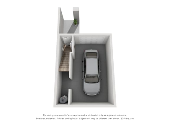 B3 Floor Plan at Bridge at Canyon Creek, Austin, Texas