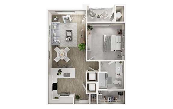 A2 Floor Plan at Lucent, Austin, Texas