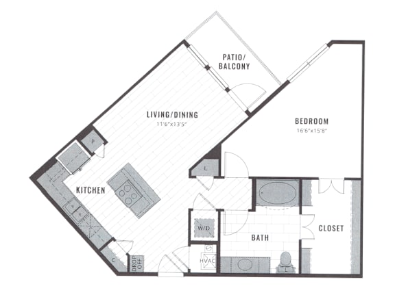 A9 Floor Plan at Bridge at Henley, Austin, Texas