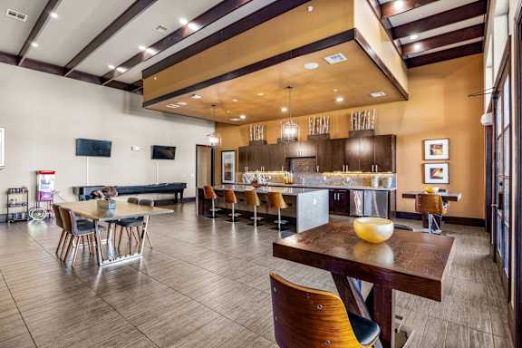 Dining And Kitchen at The Royce at 8100, Texas