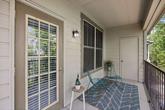 Private Balcony And Patio at Bridge at Canyon Creek, Austin, Texas