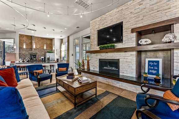 Clubhouse Lounge at Bridge at Indigo, Austin, TX