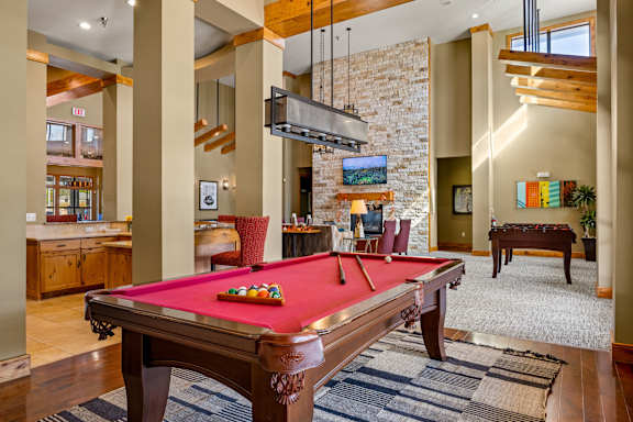 Pool Table at Bridge at Southpark Meadows, Austin, Texas