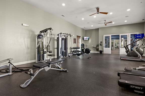 Modern Fitness Center at The James on South First, Austin, 78748