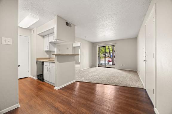 Vacant Living Area at Montecito, Austin, TX