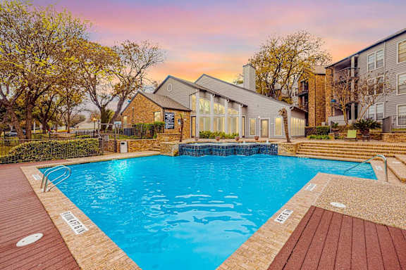 Blue Cool Pool at Montecito, Texas