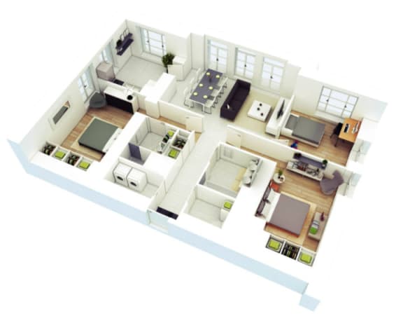 3 Bedroom Apartment