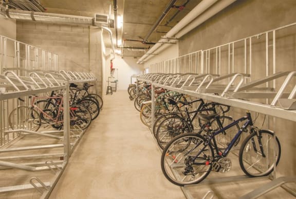 Spacious Bicycle Storage