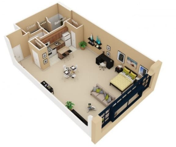 Studio apartment