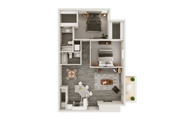 Magnolia Phase 2 floorplan at Waterford Place, Louisville, KY, 40207