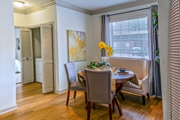 Fully Equipped Dining Area at The Aster Sugar Land Apartments, Sugar Land, Texas