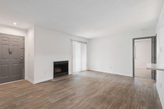 Living Room with Fireplace at 1900 Rosemont in Roswell, GA 30076