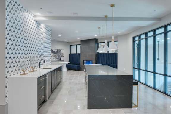 Clubroom Kitchen at Caldwell, Houston, 77084
