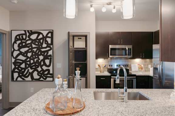 Kitchen Sink With Faucet at Caldwell, Texas, 77084