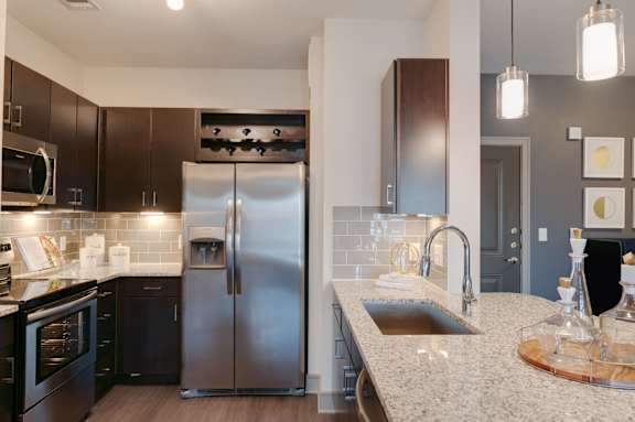 Granite Countertop at Caldwell, Houston, Texas