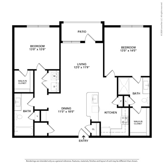 Lake Ridge Floor Plan at Caldwell, Texas