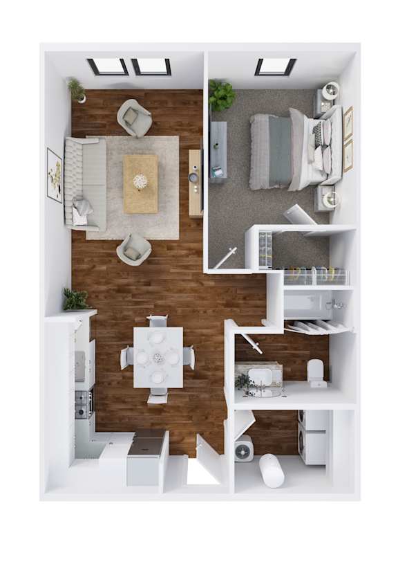 1 bed 1 bath A