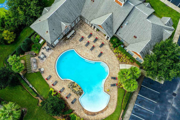 Pool Aerial Photo at Reserve Bartram Springs, Jacksonville, FL