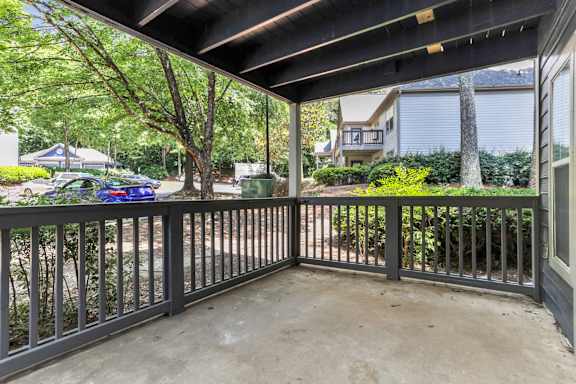 Outdoor Balcony at Bridgewater Apartments, Duluth, GA, 30096