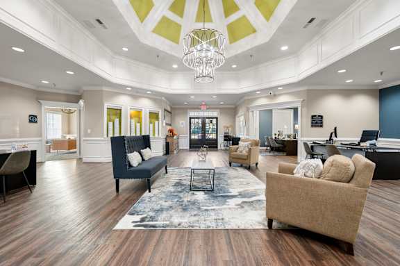 Community Lobby at Bridgewater Apartments, Duluth, Georgia