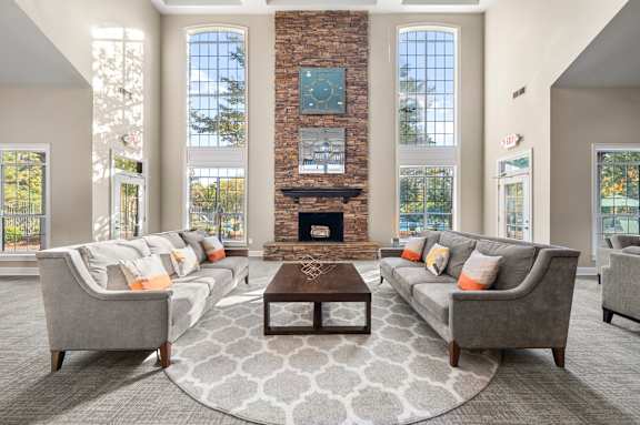 Modern Lounge at Bridgewater Apartments, Duluth, 30096