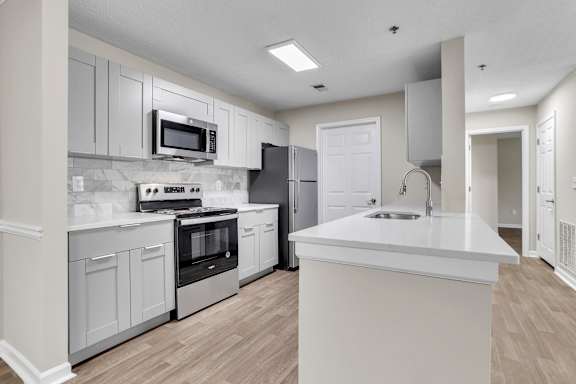 Spacious Kitchen at Bridgewater Apartments, Georgia