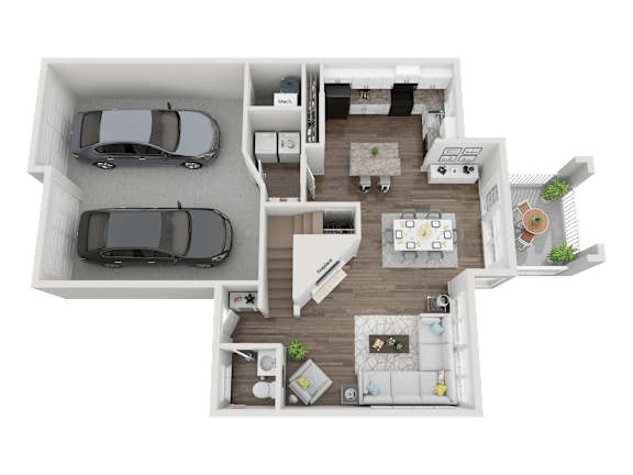 C3G Floorplan1 at Creekside at White Oak, Newnan, GA