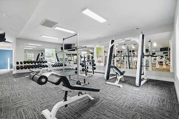 Fitness center at Creekside at White Oak, Georgia, 30265