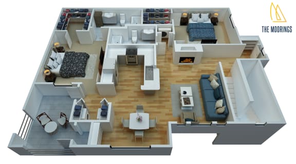 2 bed 2 bath at The Moorings, League City, TX