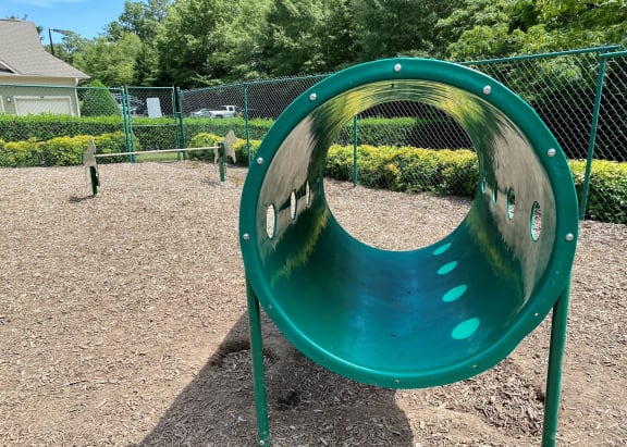Dog Park equipment at Alden Place at South Square 27707