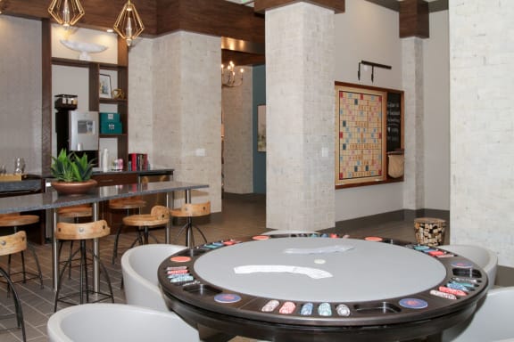 Community Clubroom at Fifth Street Place Apartments, Charlottesville, VA