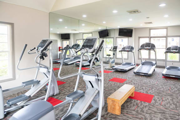 our gym is equipped with state of the art equipment at Appling Lakes, Cordova, Tennessee