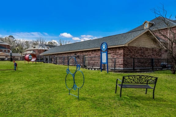 Dog park at Arlo Luxury Homes, Little Rock, AR